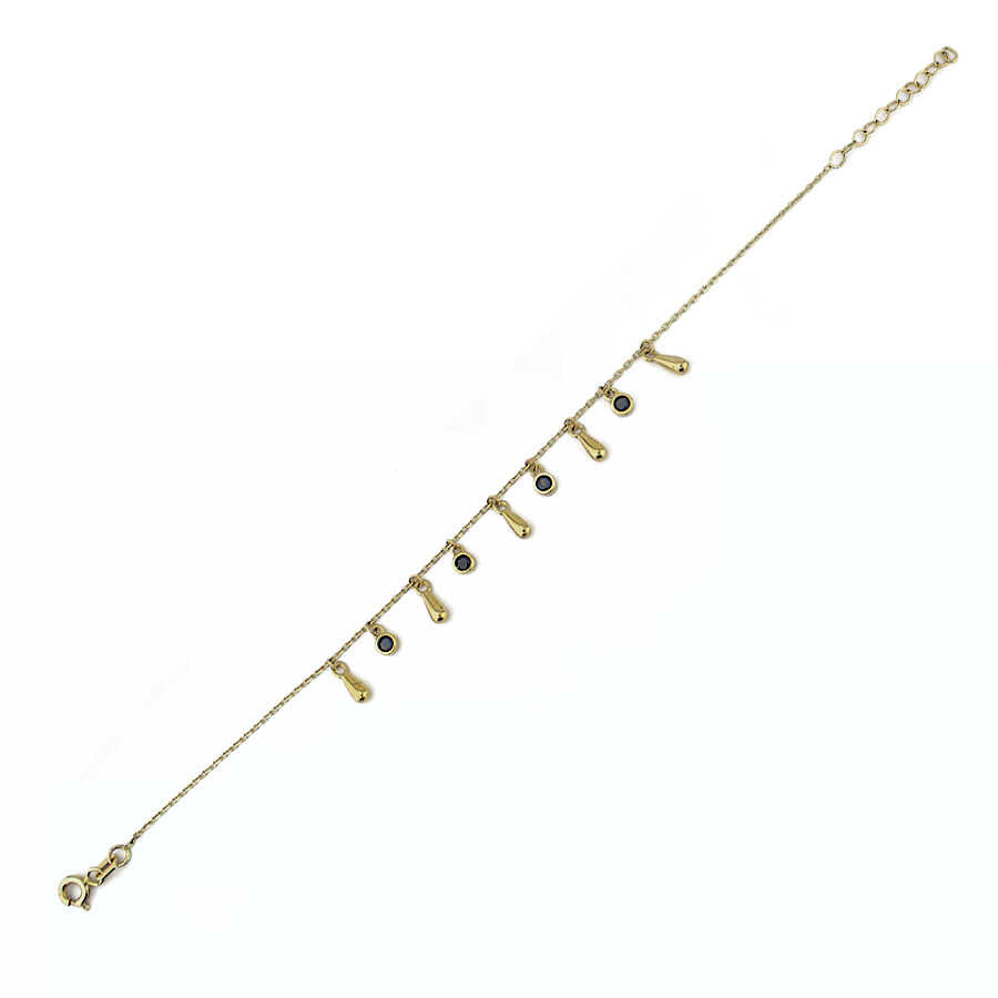 Drop Detailed Dangle Bracelet
