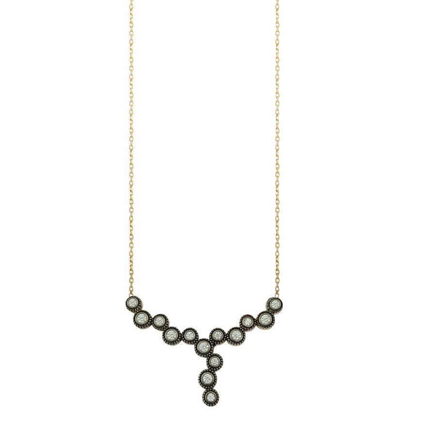 Diamond Effect Seed Necklace