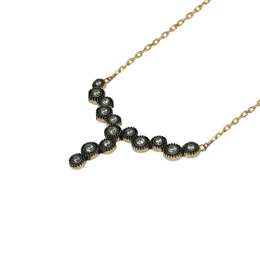Diamond Effect Seed Necklace