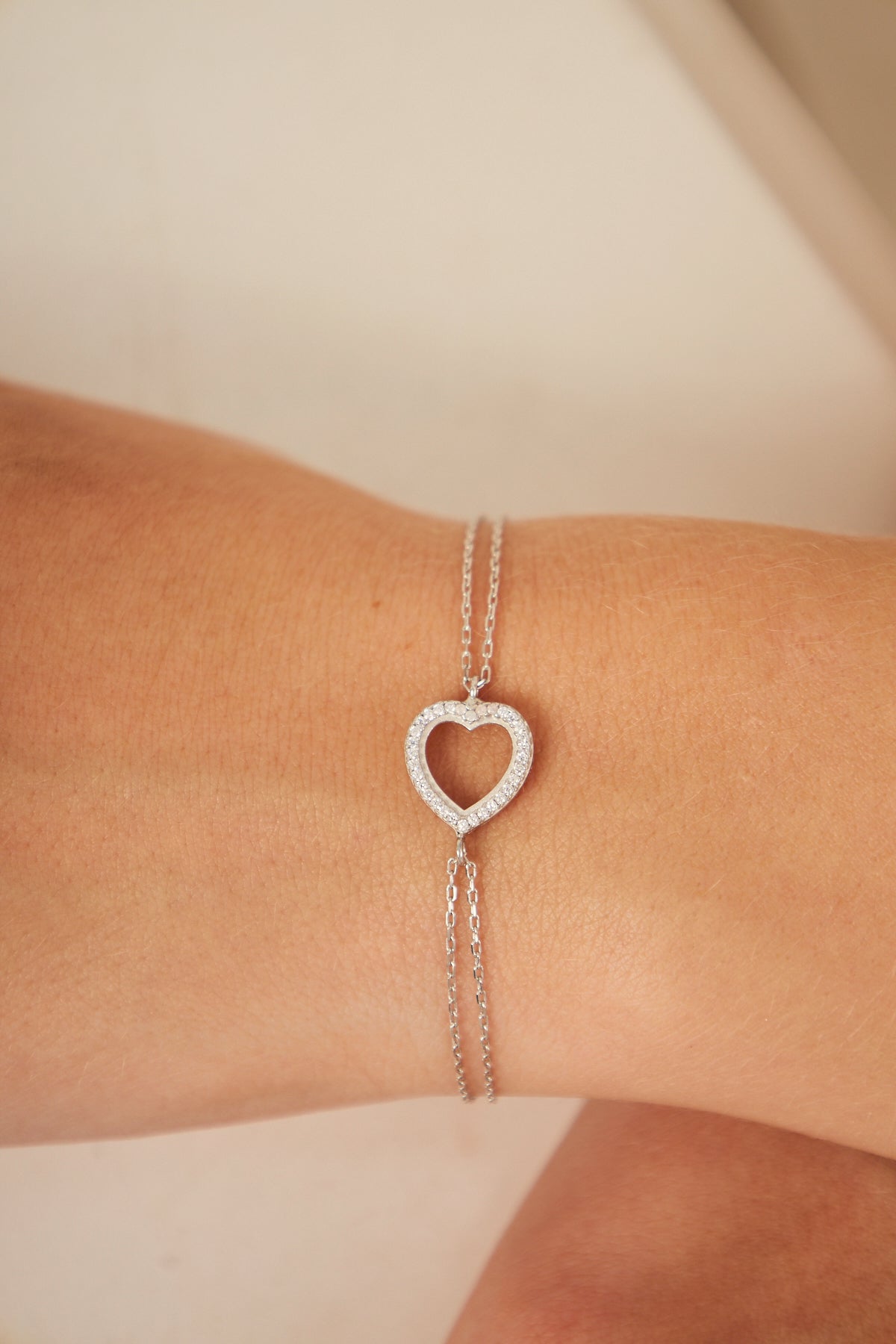 Amsterdam LOVE Silver Necklace Bracelet Set