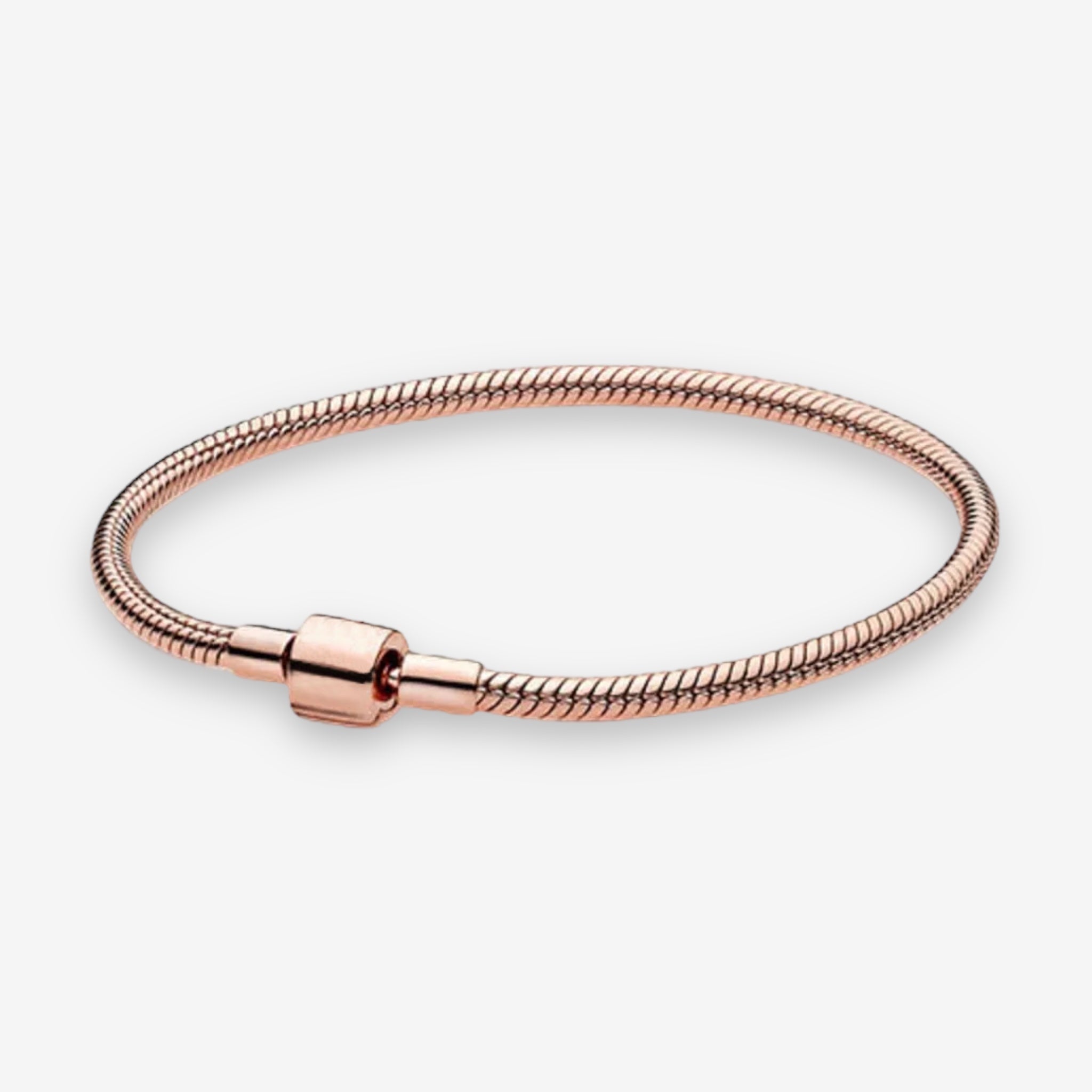 Rose Gold Capsule Clasp Chain Bracelet