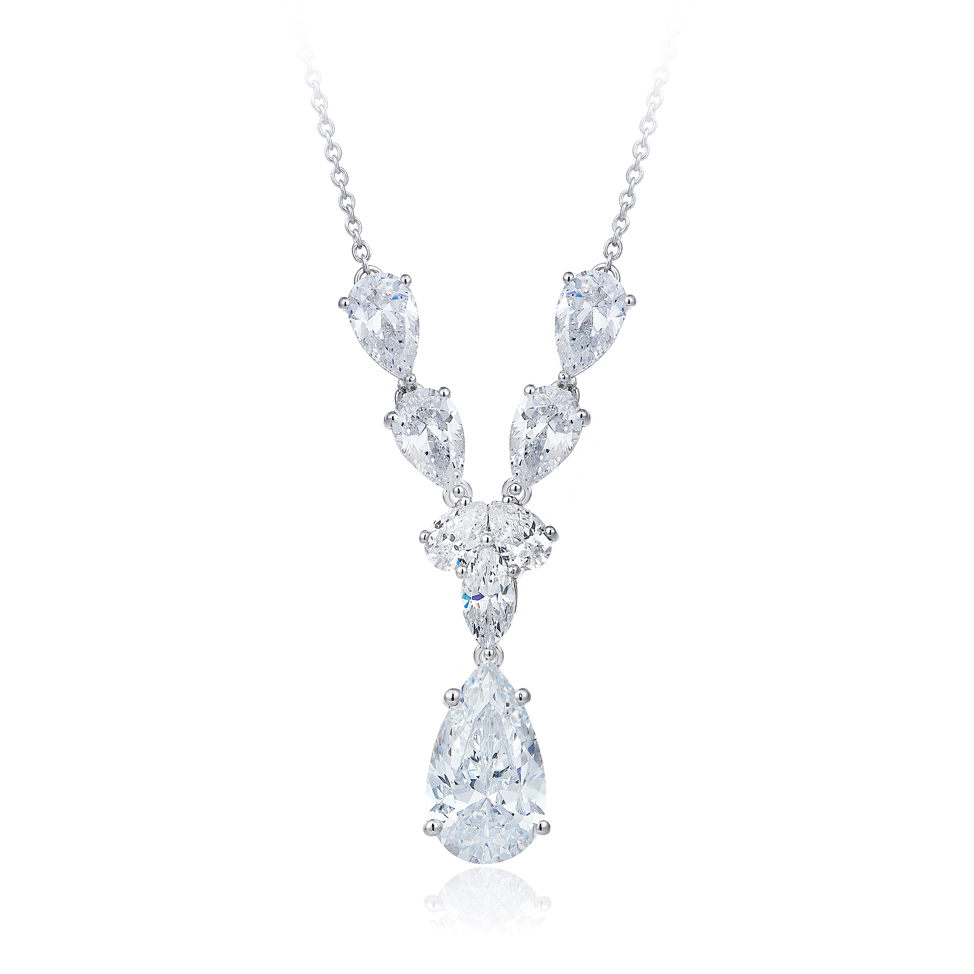 8 Carat Diamond Hybrid Gold Necklace