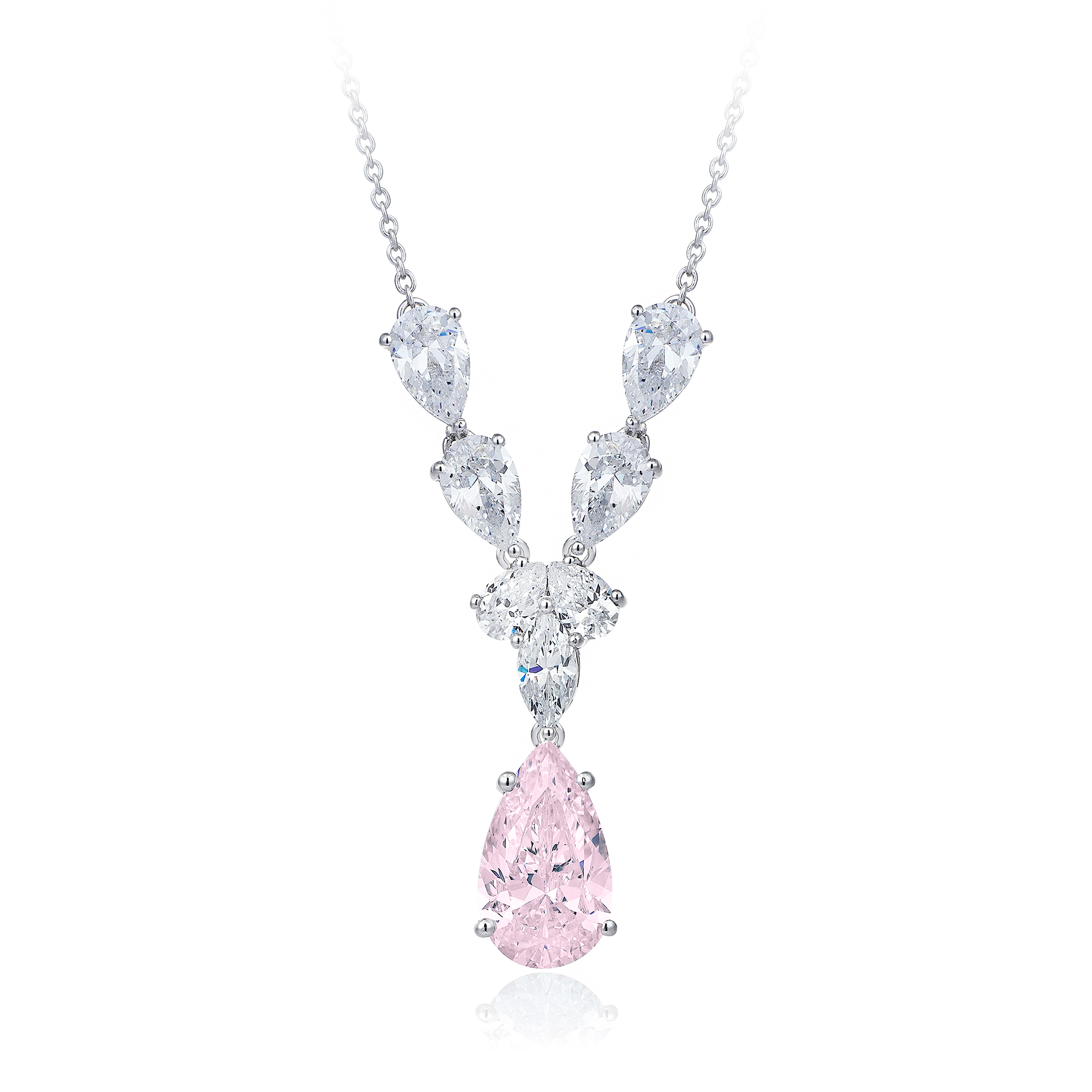 8 Carat Diamond Hybrid Gold Necklace