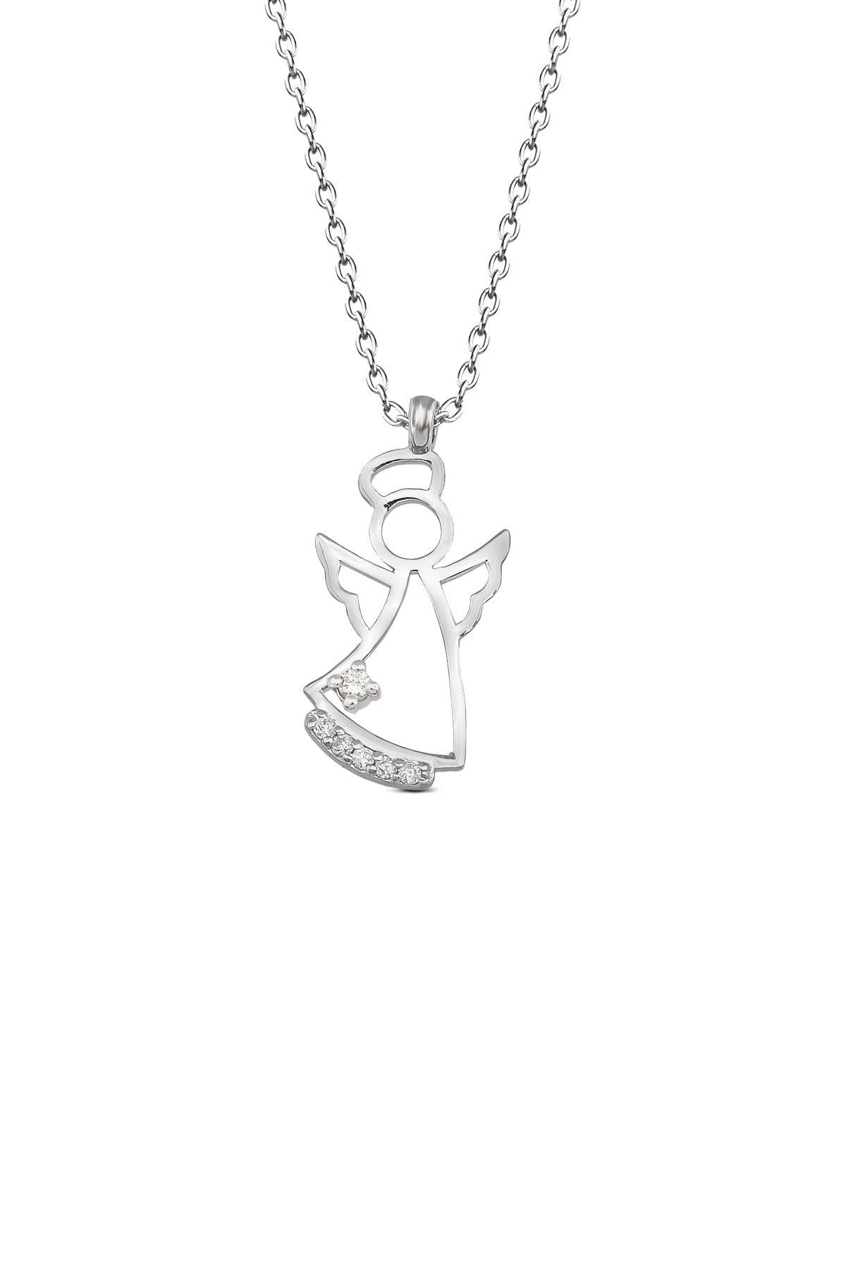 Diamond Angel Necklace
