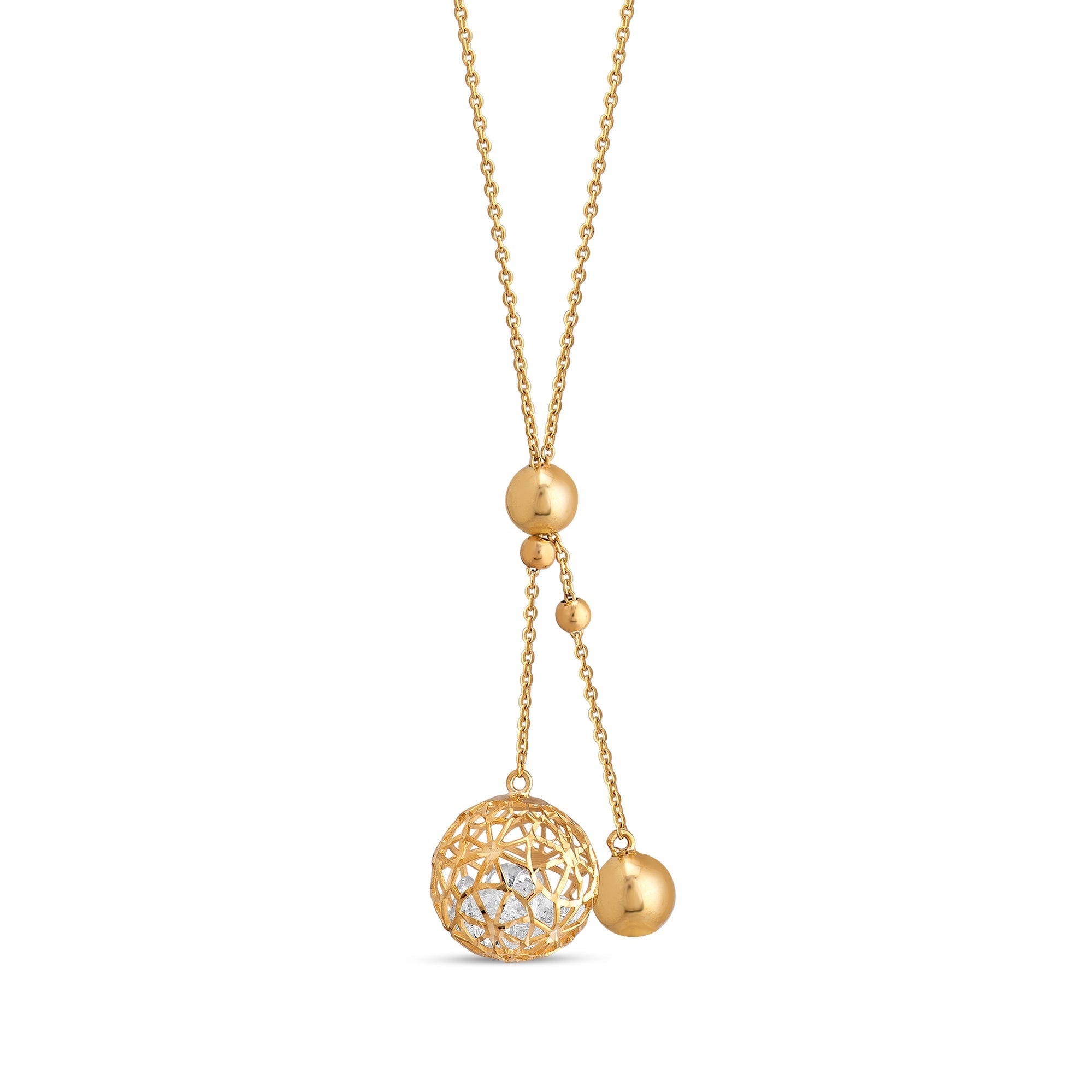 Bigo Collection Stone Cage Necklace