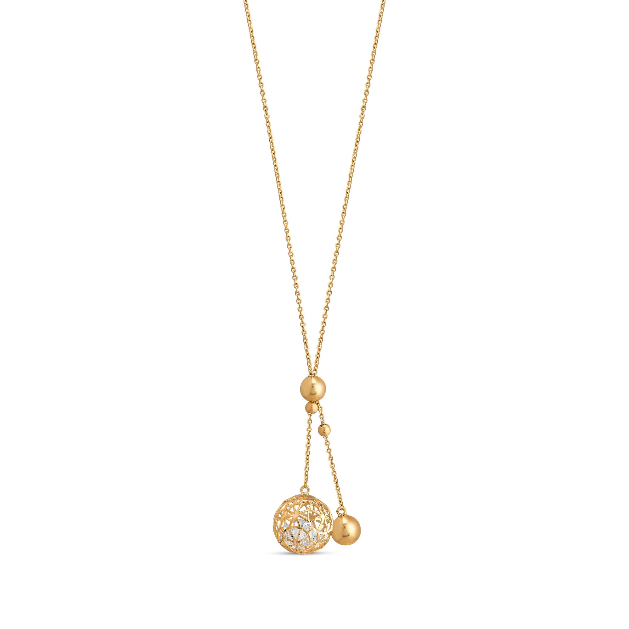 Bigo Collection Stone Cage Necklace